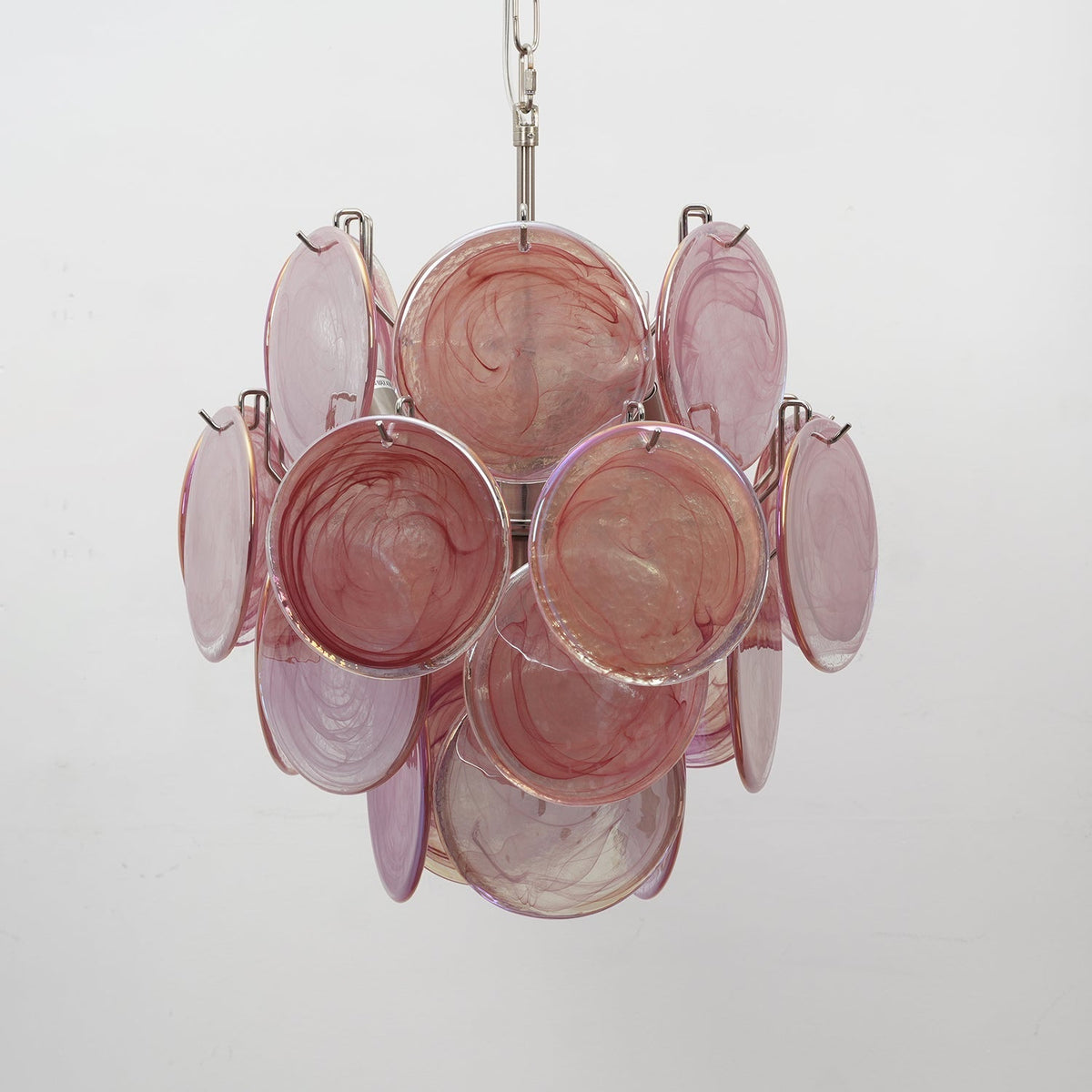 Teriinelle Kronleuchter Multicolor Murano Disc Layered Artistic
