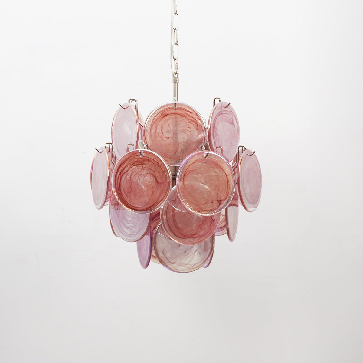 Teriinelle Kronleuchter Multicolor Murano Disc Layered Artistic