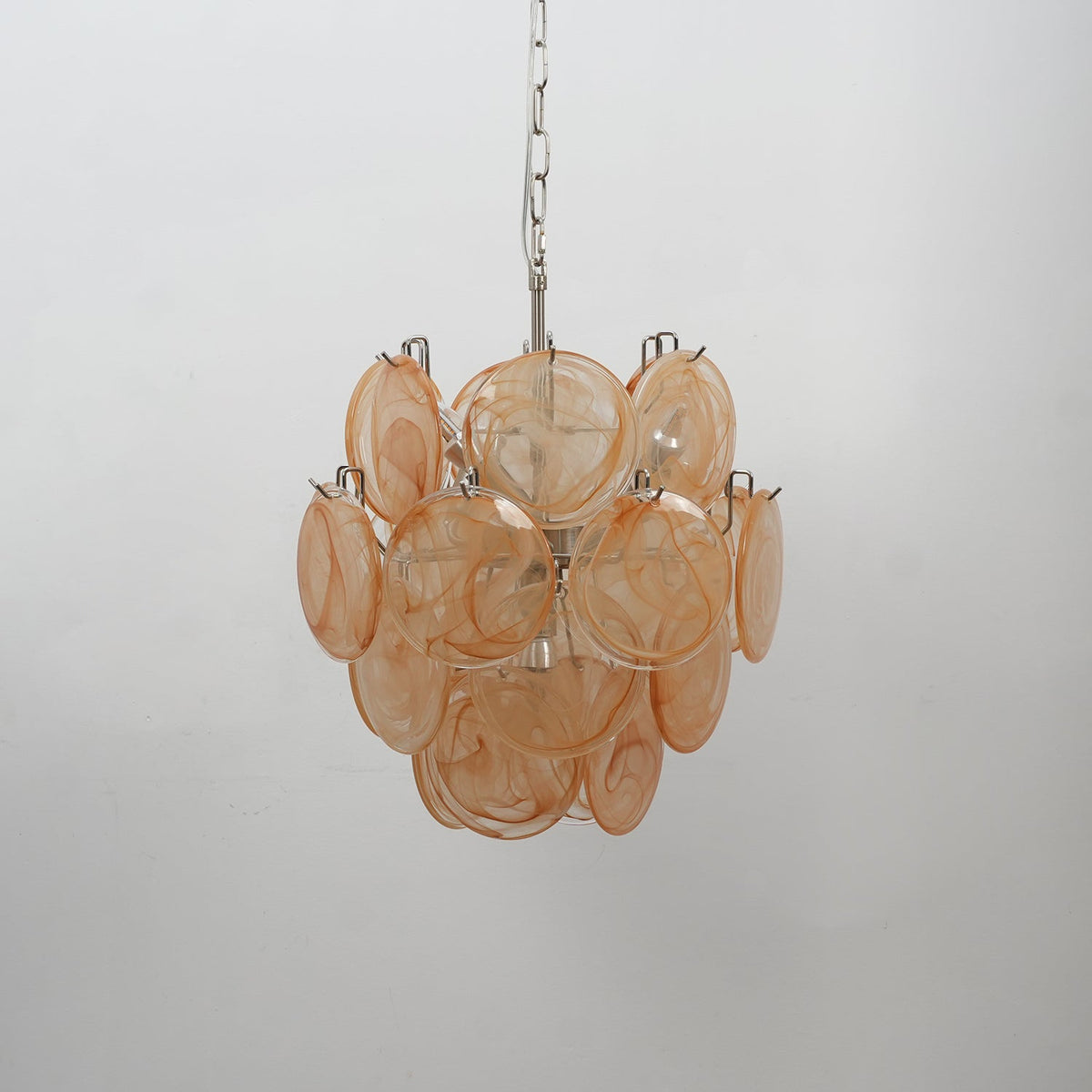 Teriinelle Kronleuchter Multicolor Murano Disc Layered Artistic