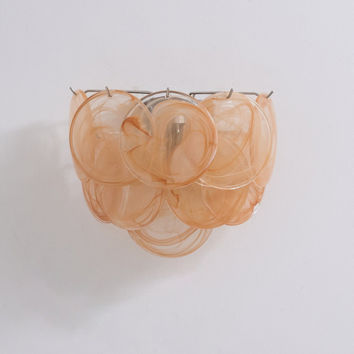 Velenina Wandleuchte Murano-Glasscheiben Kunst