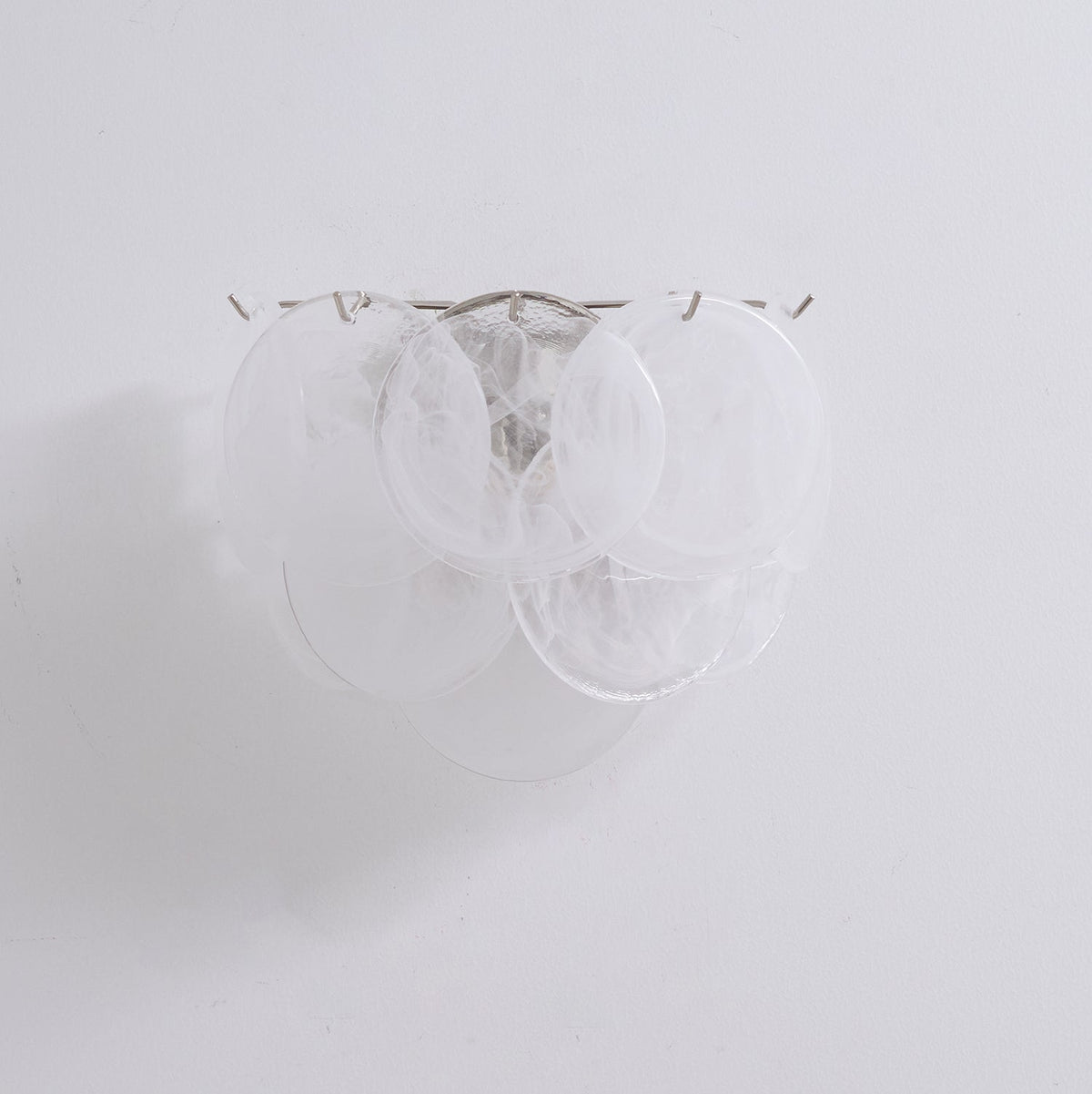 Velenina Wandleuchte Murano-Glasscheiben Kunst