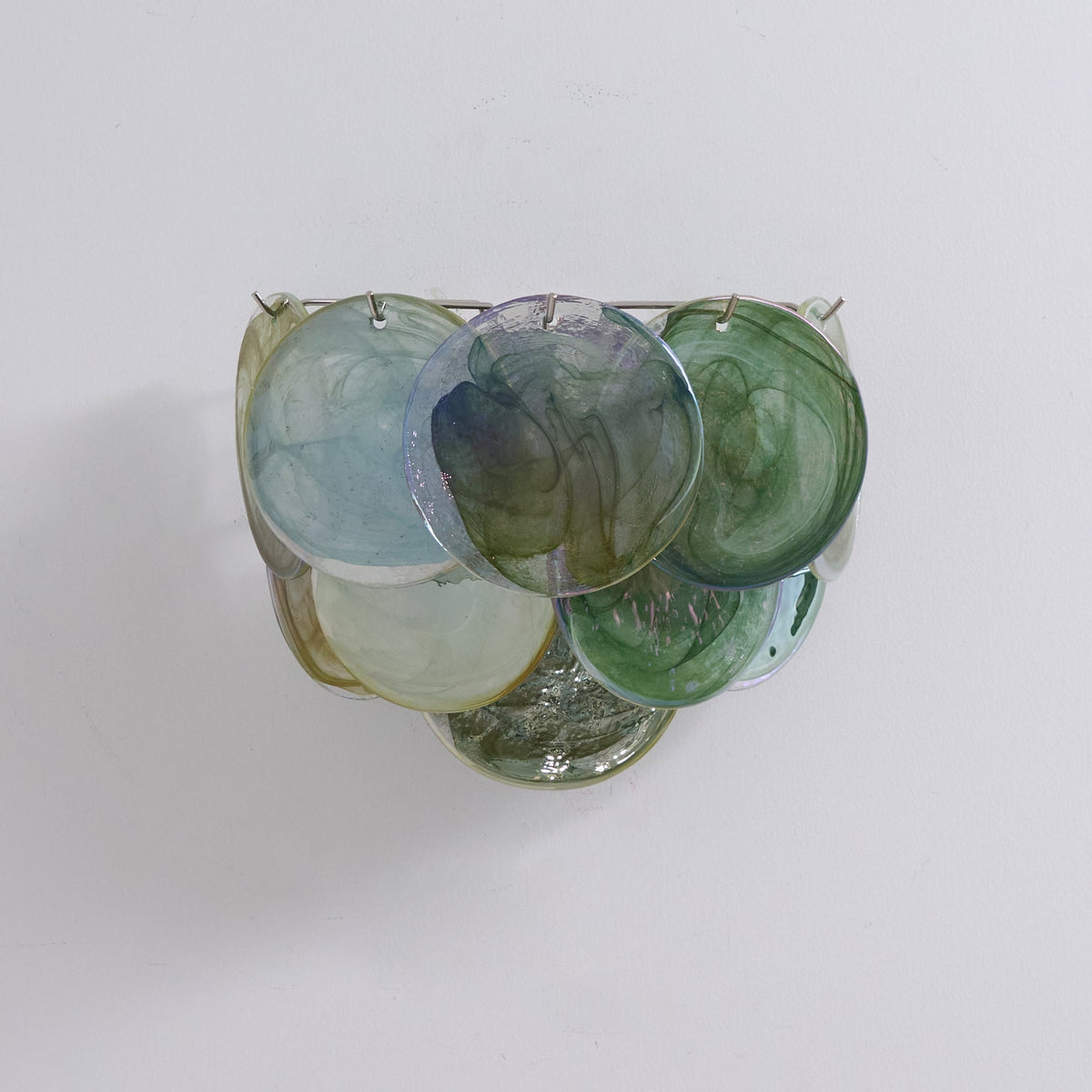 Velenina Wandleuchte Murano-Glasscheiben Kunst