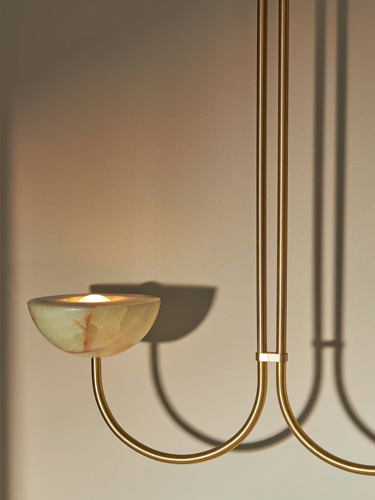 Hartvik Duo Pendelleuchte Alabaster