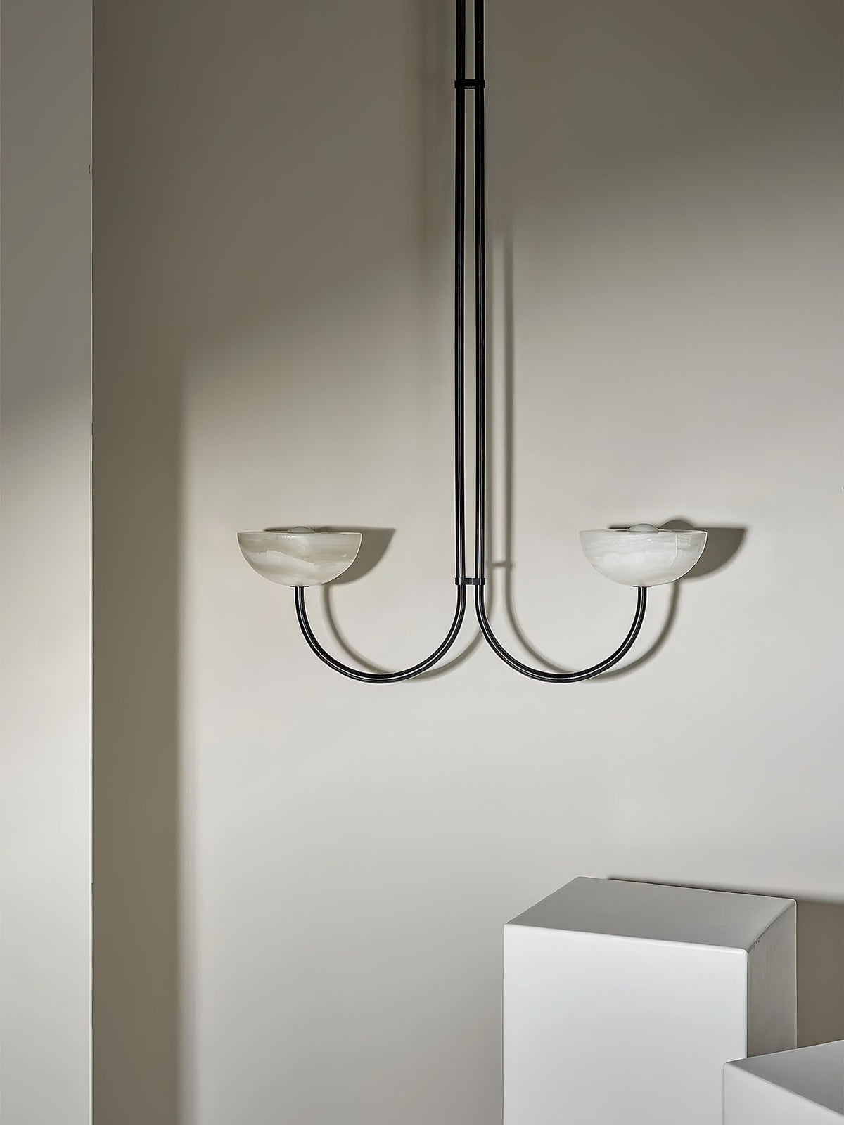 Hartvik Duo Pendelleuchte Alabaster