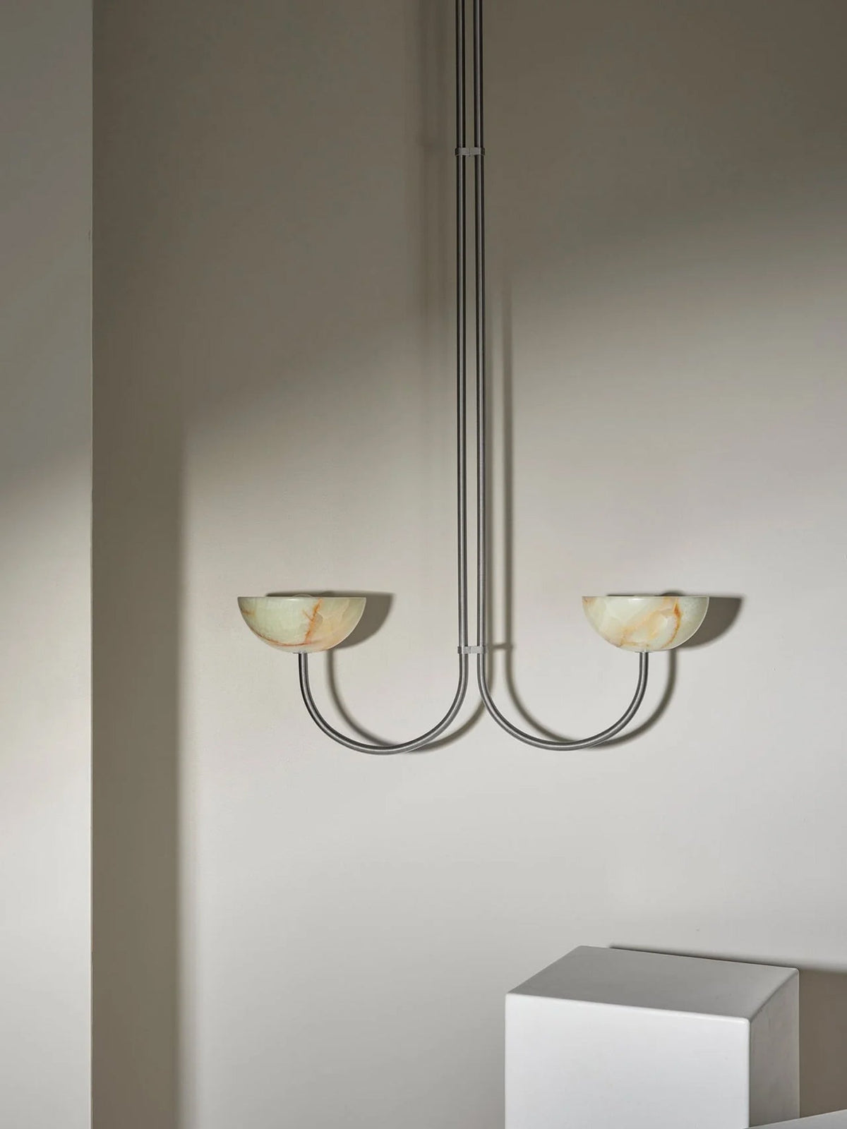 Hartvik Duo Pendelleuchte Alabaster