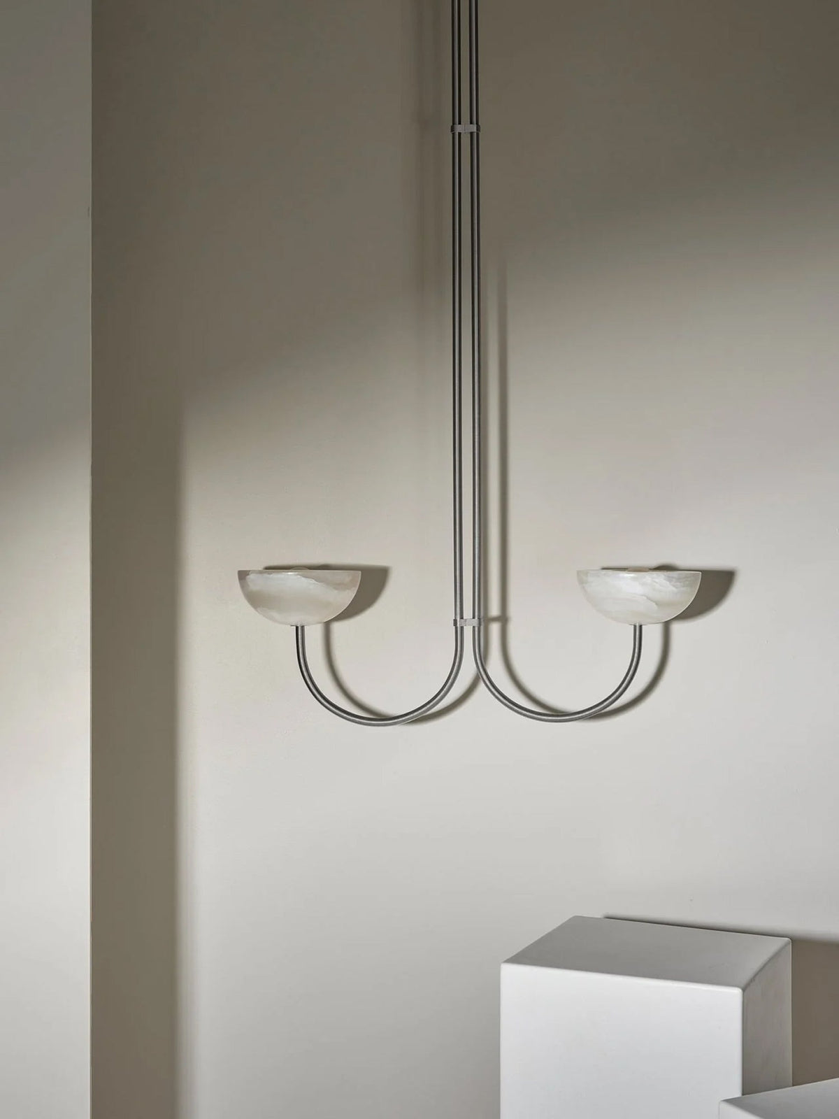 Hartvik Duo Pendelleuchte Alabaster