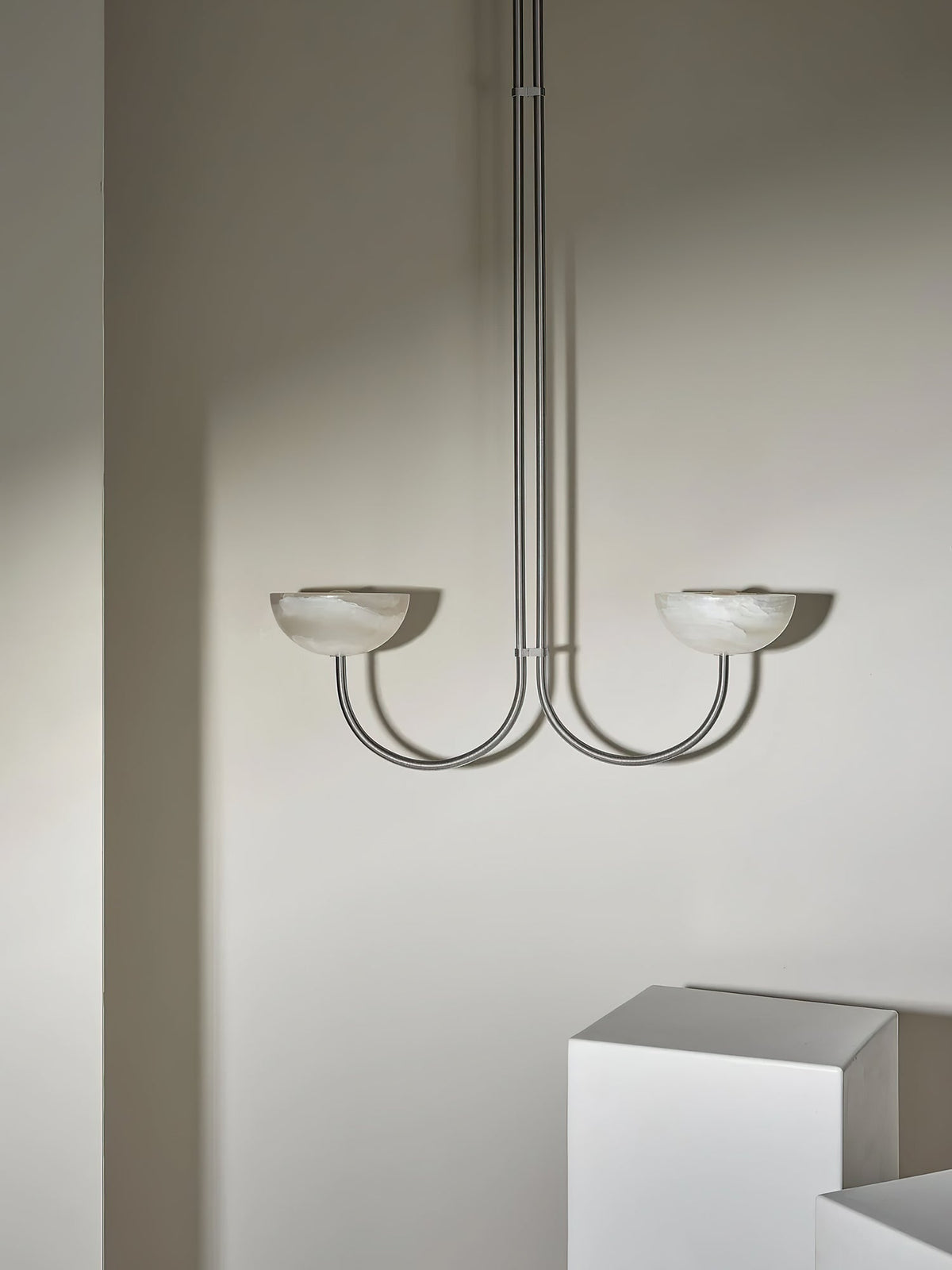 Hartvik Duo Pendelleuchte Alabaster