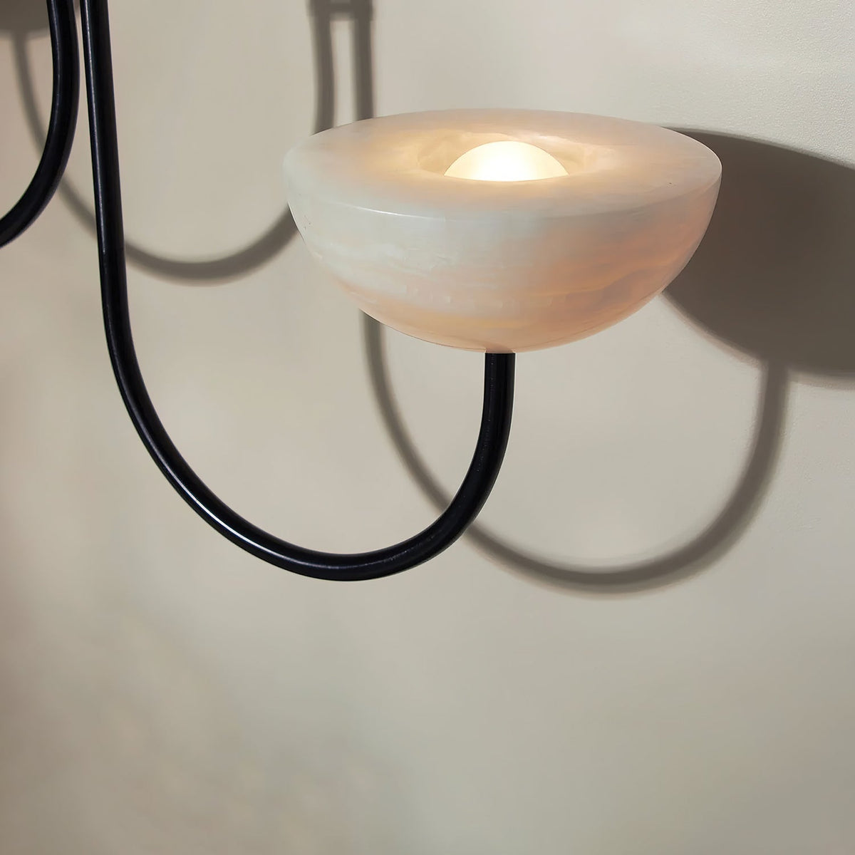 Hartvik Duo Pendelleuchte Alabaster