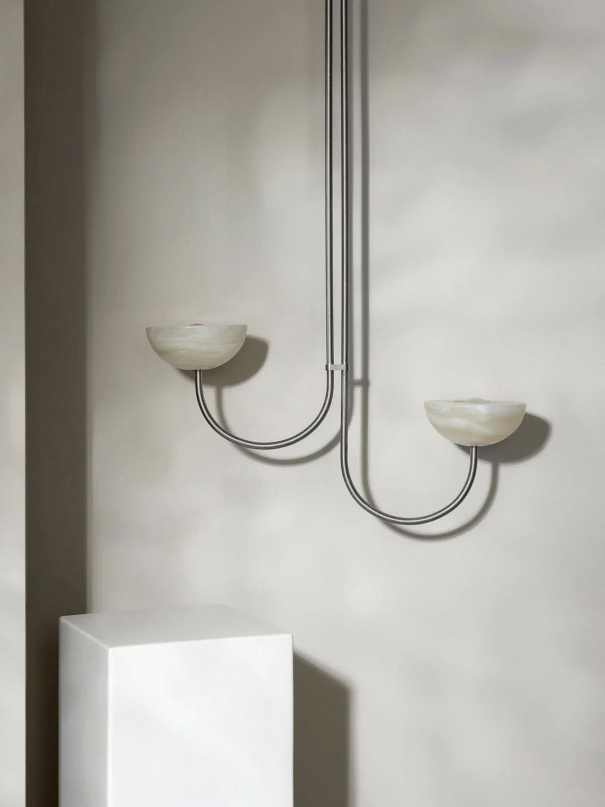 Hartvik Duo Pendelleuchte Alabaster