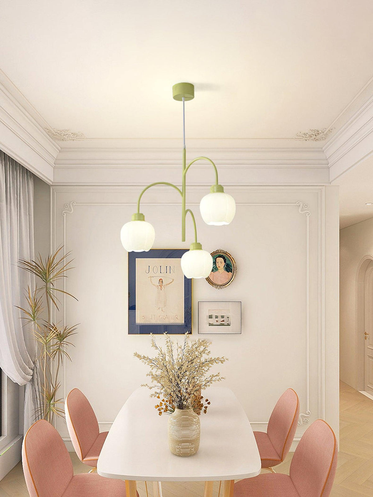 Pane Kronleuchter Blumenblatt-Design modern