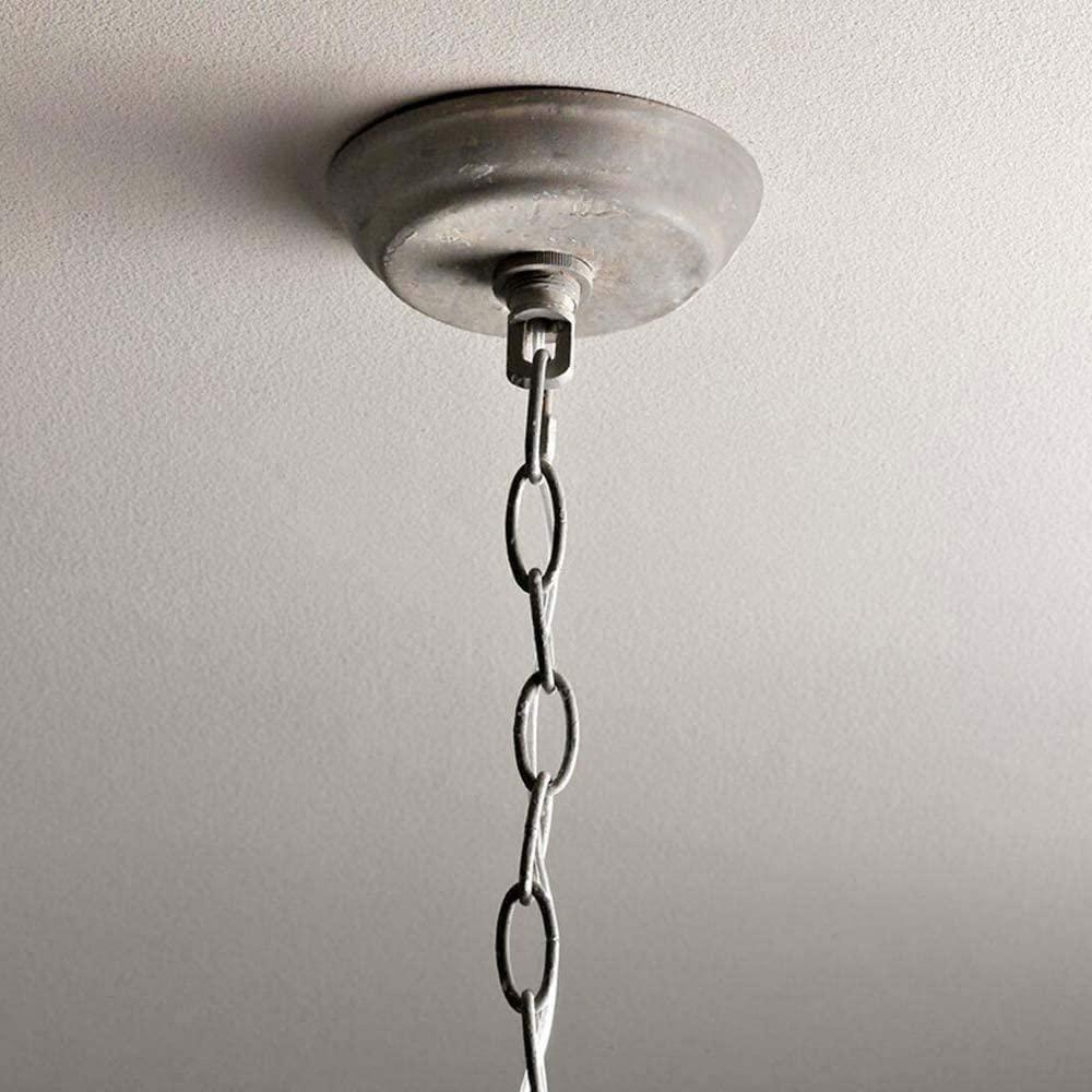 Soraaine Kronleuchter Retro Cage Grau Kerzenlicht