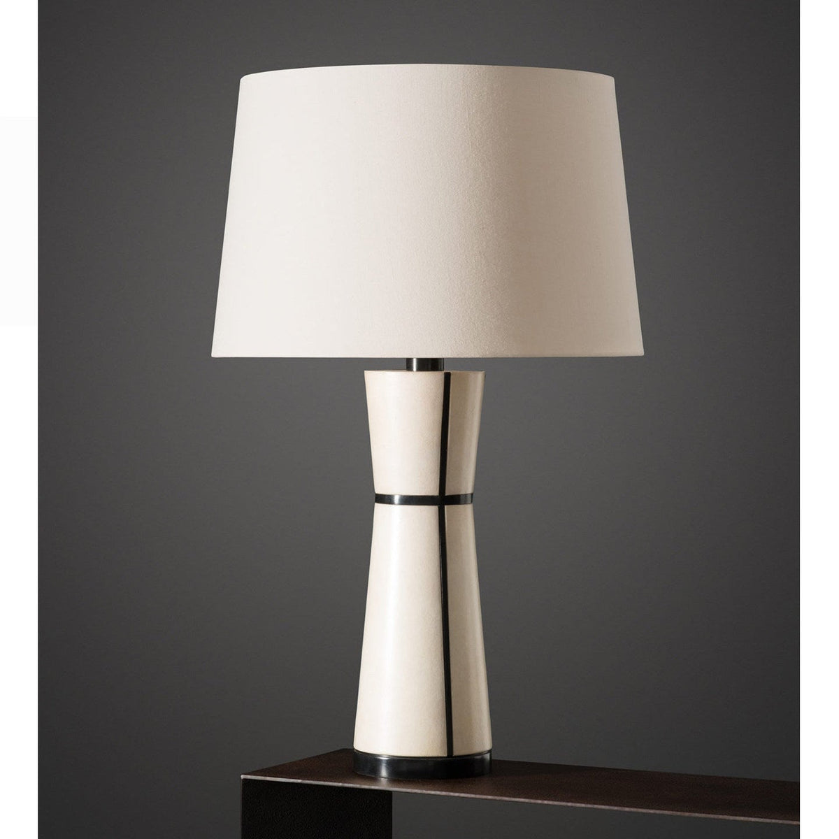 Mireria Leder-Tischlampe