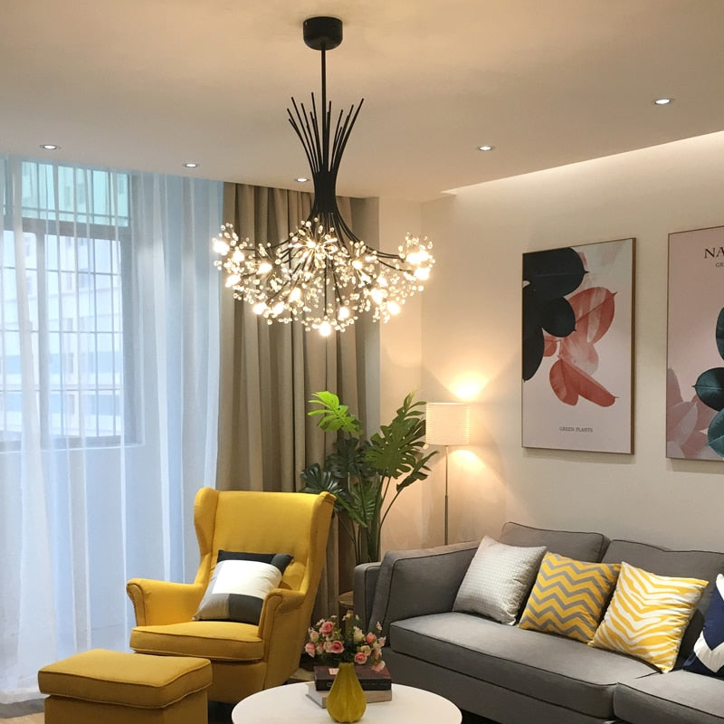 Arisha Luxuriöser LED Kronleuchter Wohnzimmer/Schlafzimmer