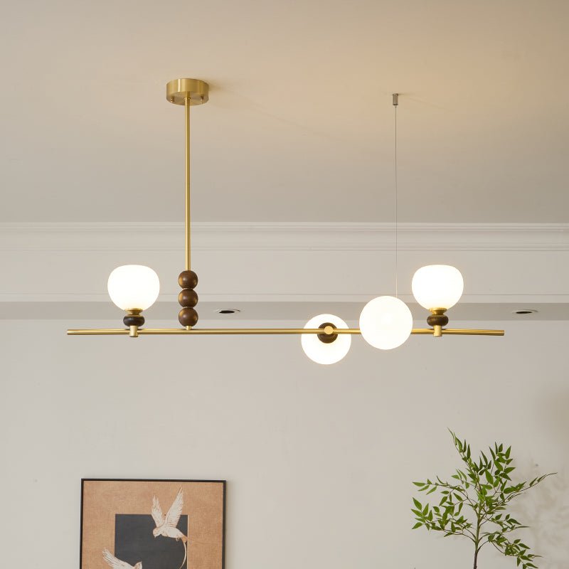 Sylivia Pendelleuchte aus Holz im Vintage-Stil