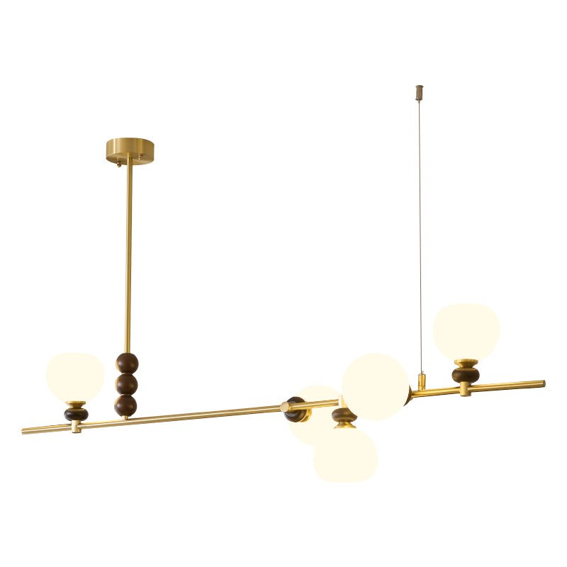 Sylivia Pendelleuchte aus Holz im Vintage-Stil