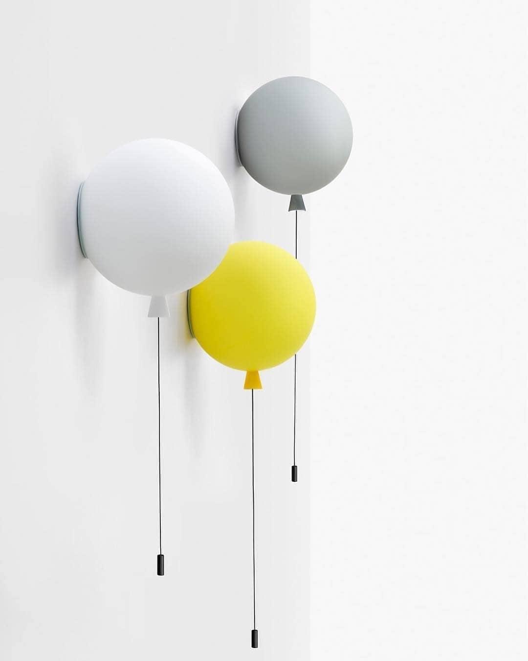 Kiri Cheerful Balloon Dream Kunststoff-Wandleuchte