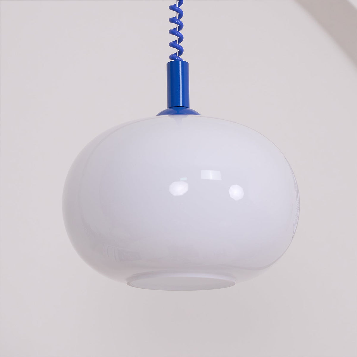 Euvora Pendelleuchte aus Glas im klassischen Stil in Gelb