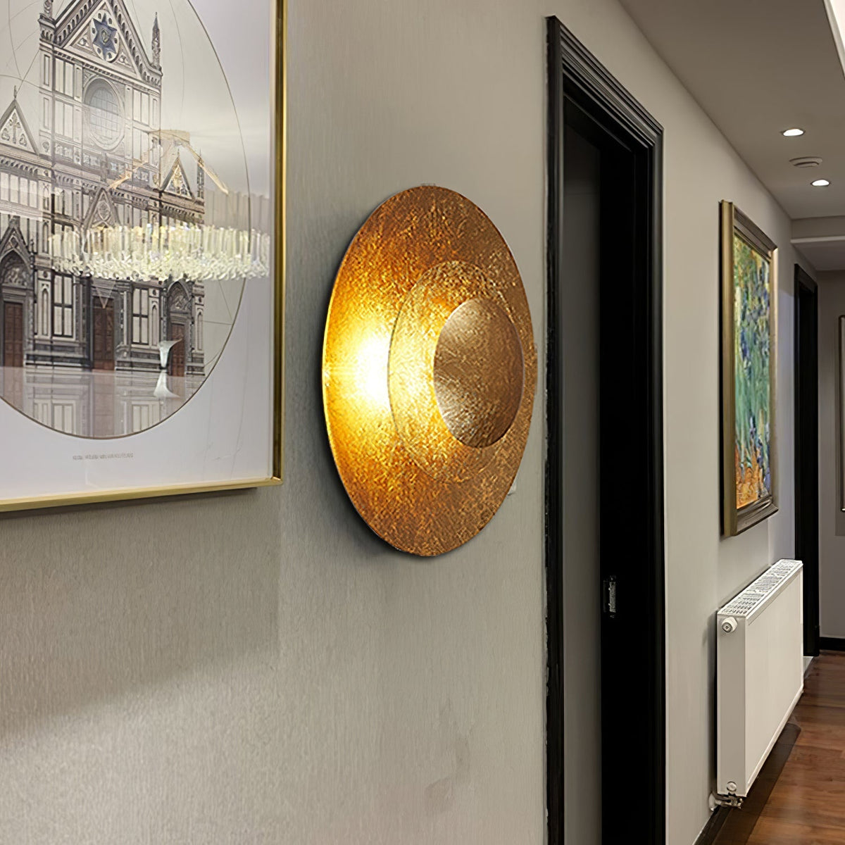 Solaris Vintage Folien-Wandleuchte
