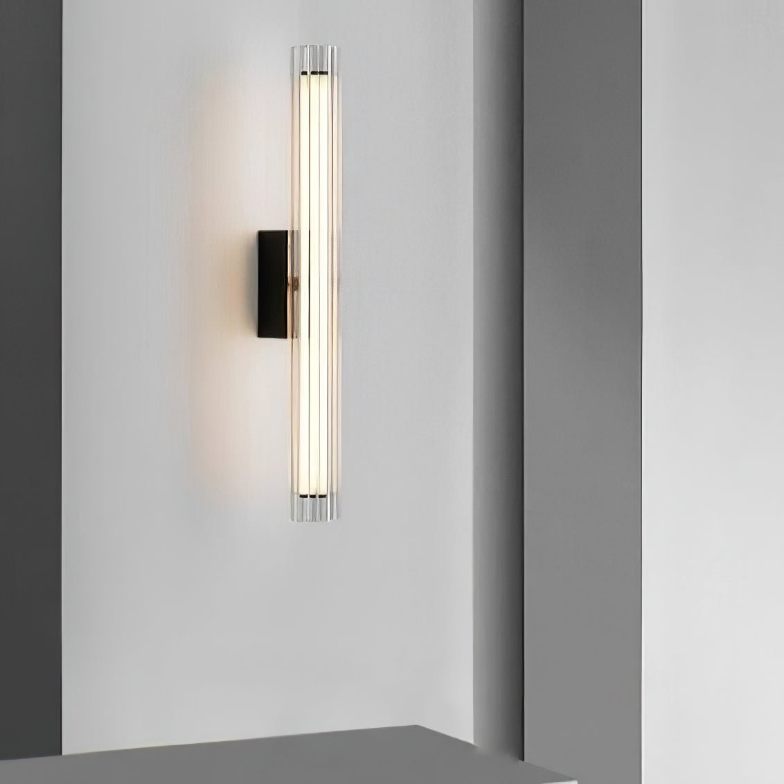 Corv Glas zeitgenössische Wandleuchte