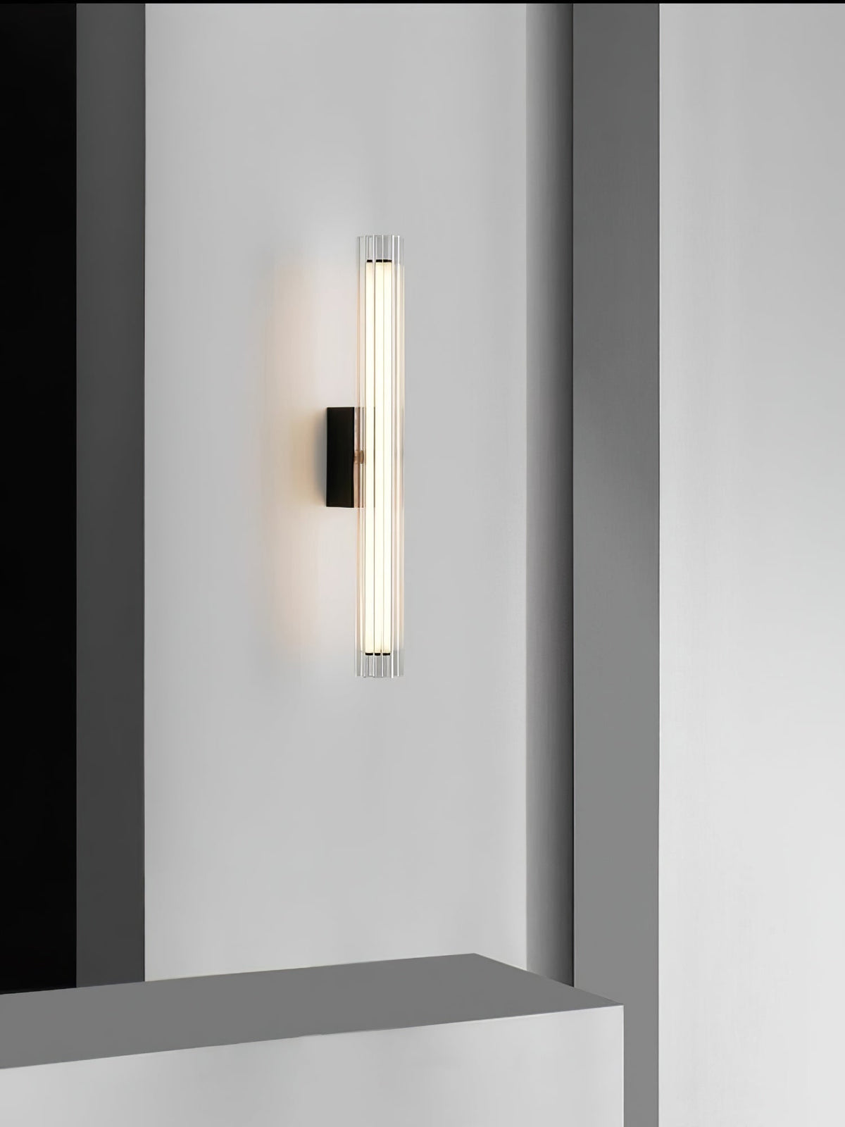 Corv Glas zeitgenössische Wandleuchte