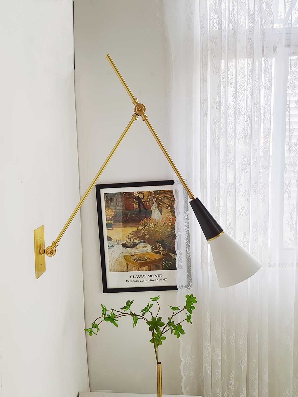 Isro Vintage Industrial Glas-Wandleuchte