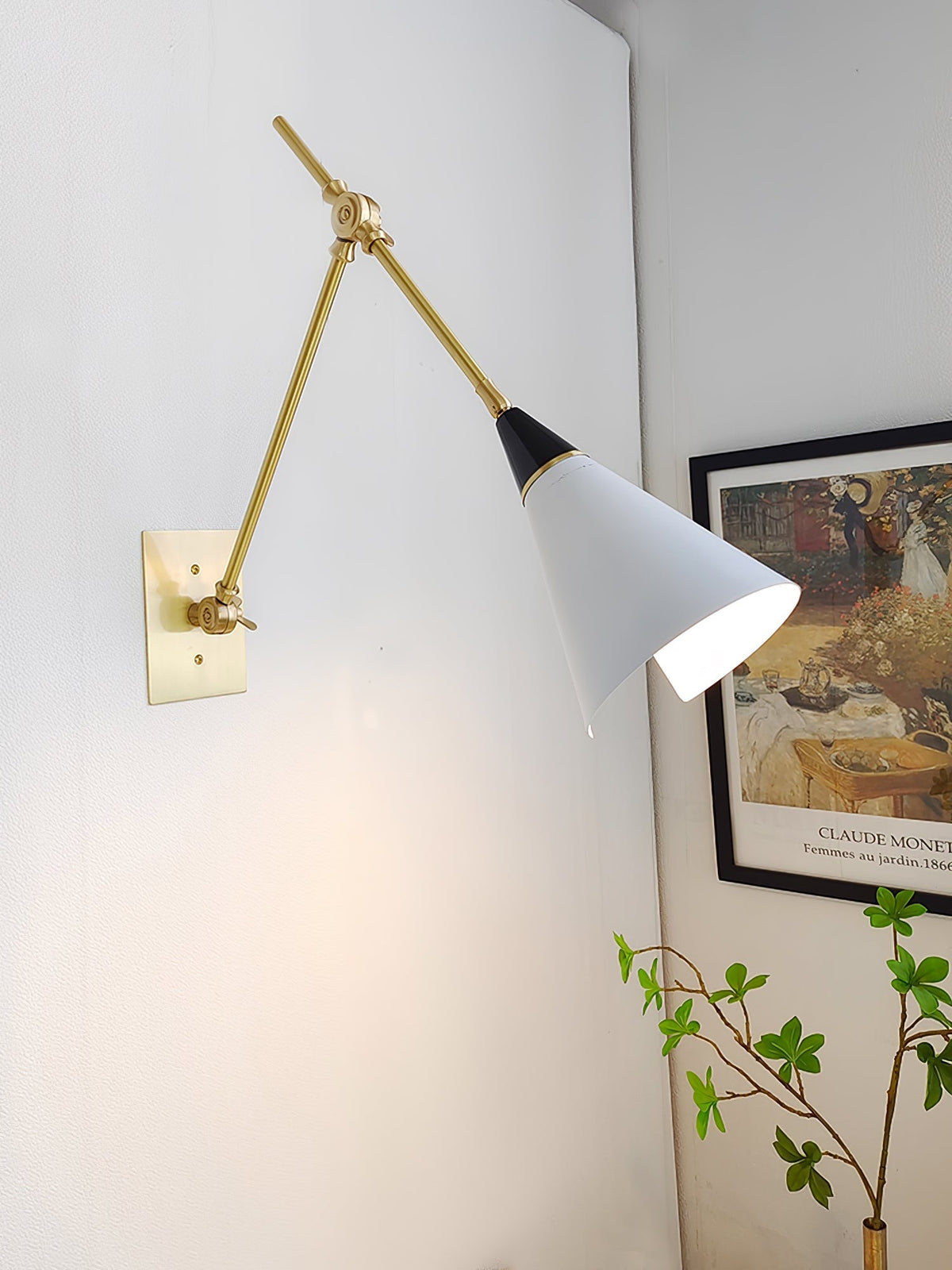 Isro Vintage Industrial Glas-Wandleuchte