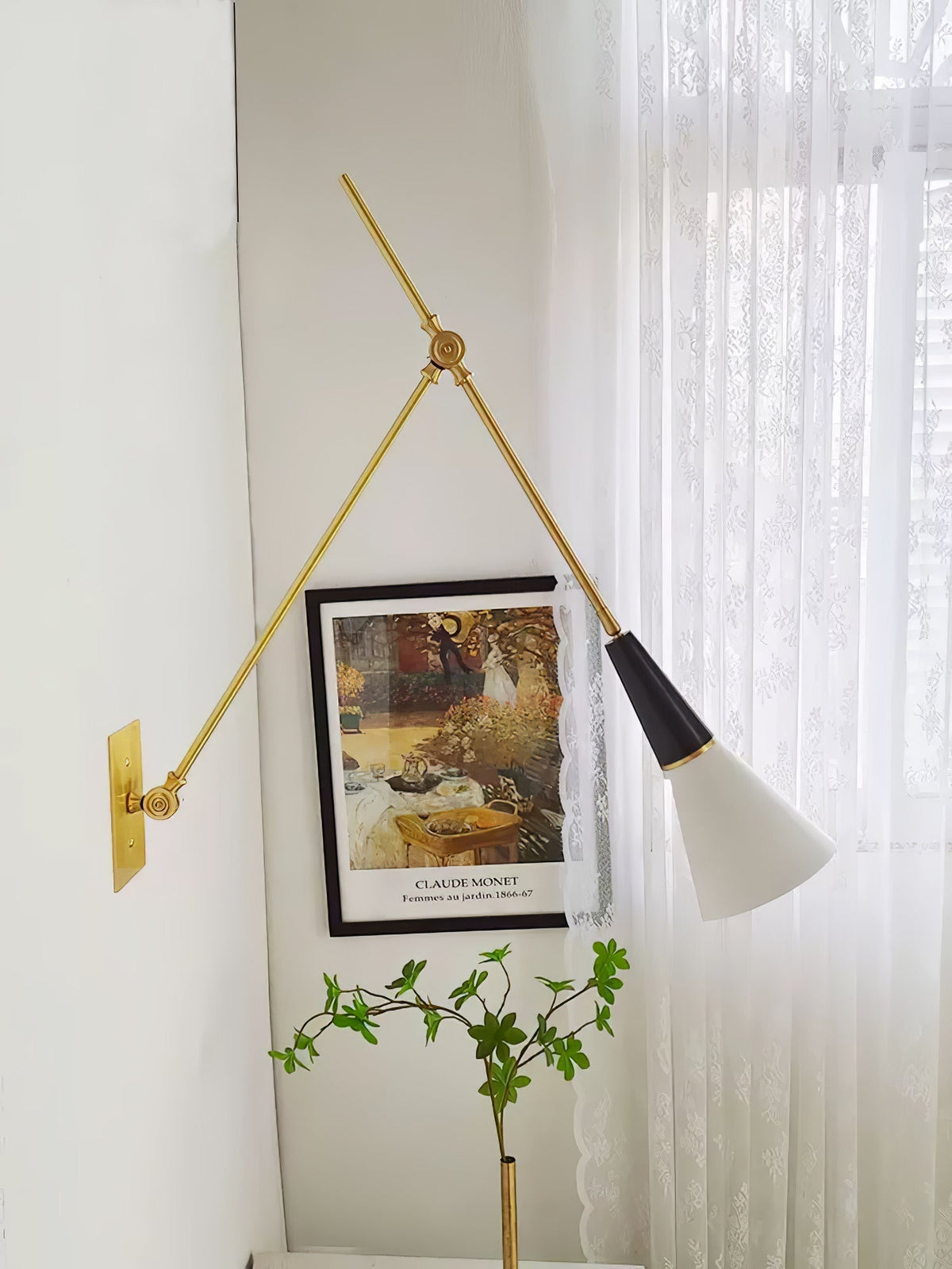 Isro Vintage Industrial Glas-Wandleuchte