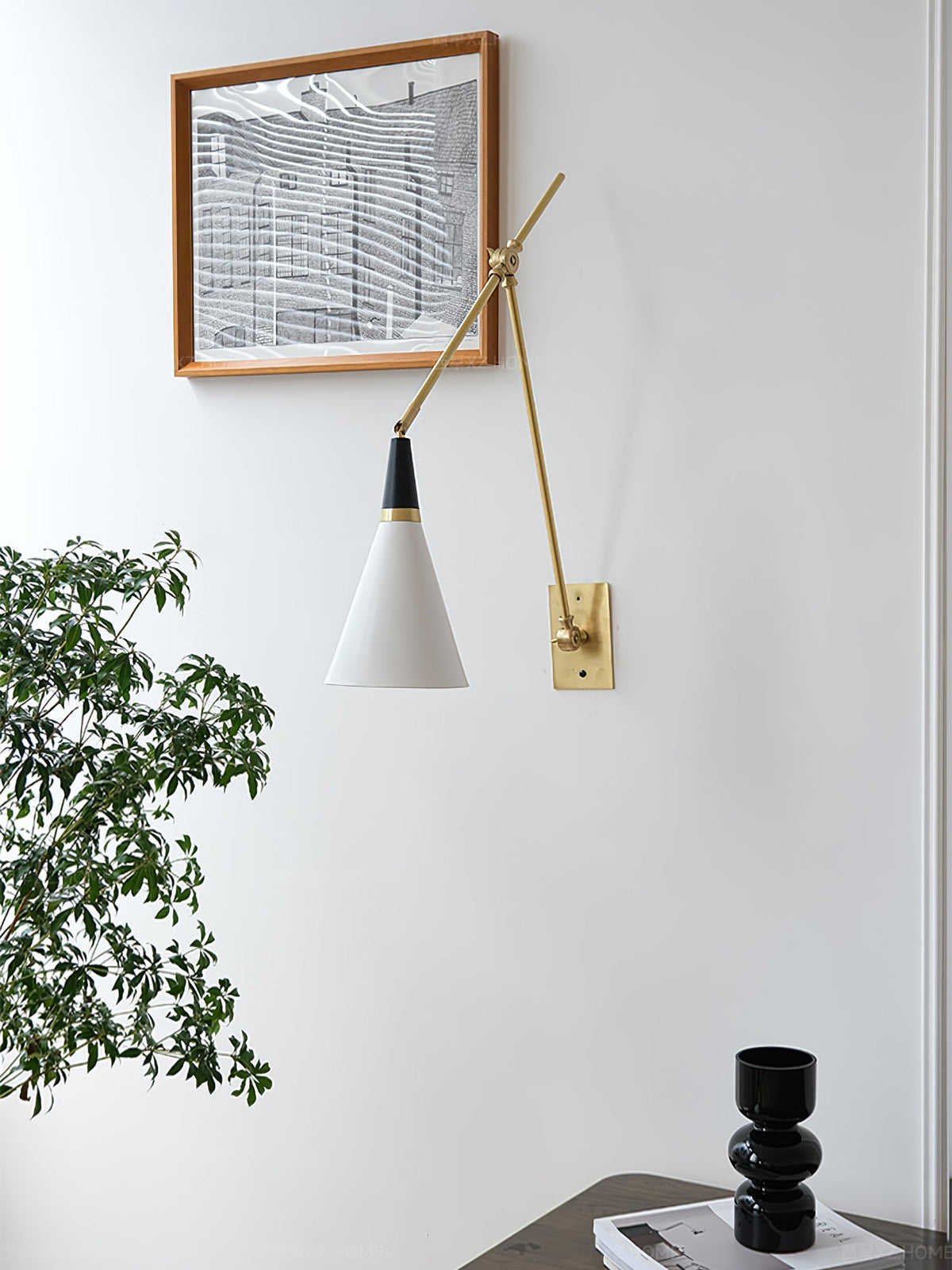 Isro Vintage Industrial Glas-Wandleuchte