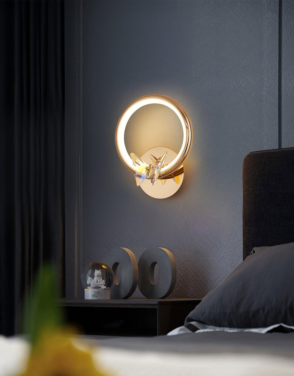 Ersoren Magic Butterfly Kristall-Wandleuchte