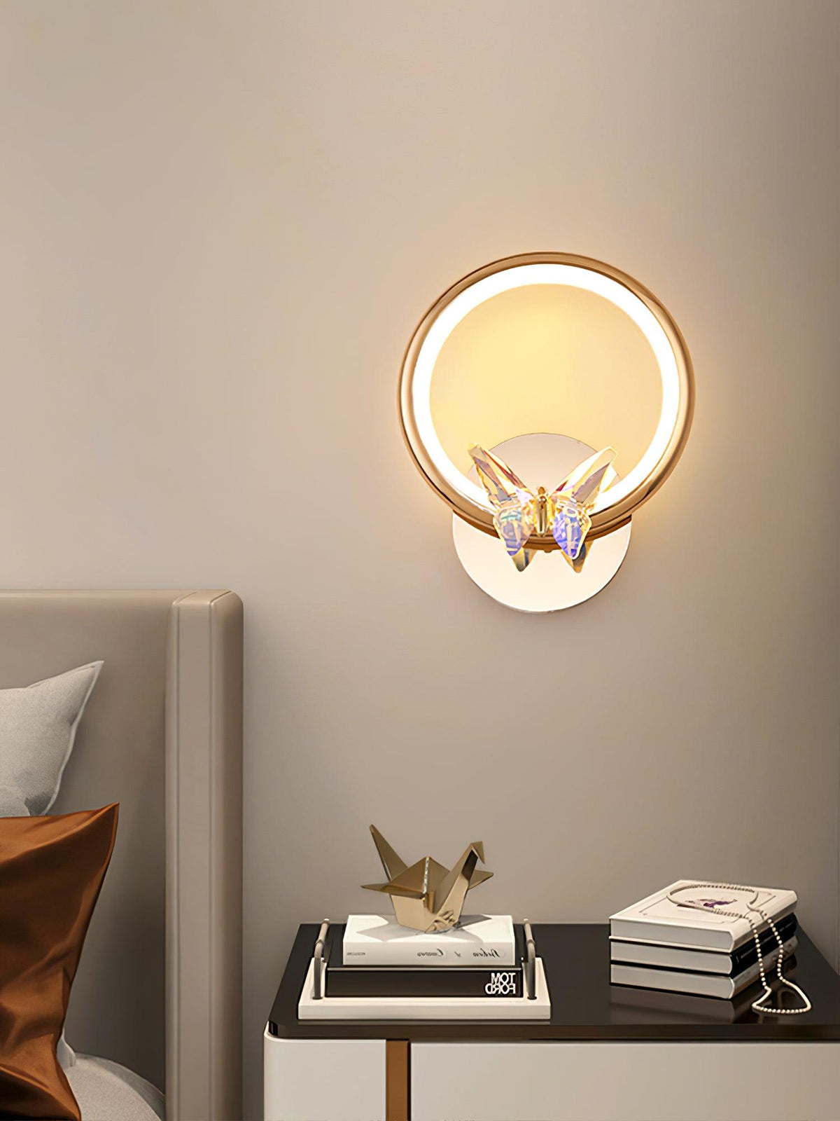 Ersoren Magic Butterfly Kristall-Wandleuchte