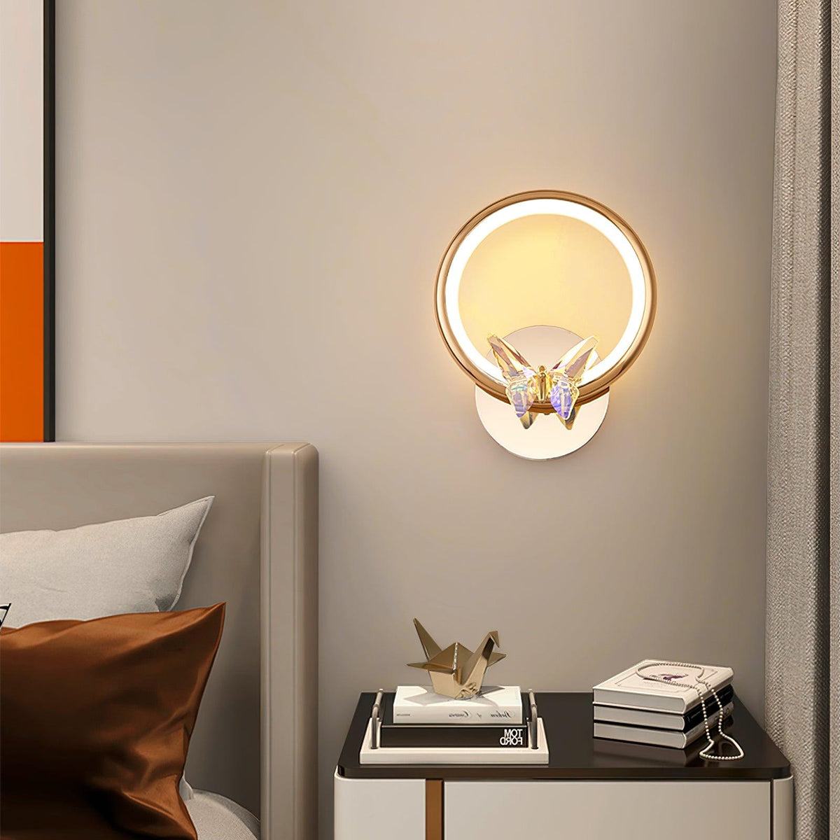 Ersoren Magic Butterfly Kristall-Wandleuchte