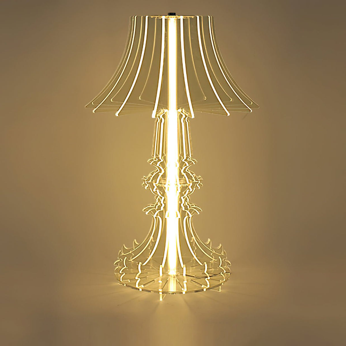 Elmariel skulpturale Acryl-Tischlampe