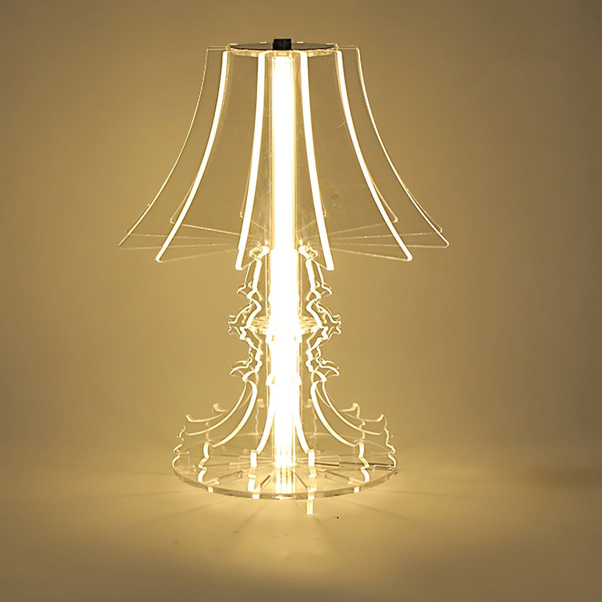 Elmariel skulpturale Acryl-Tischlampe