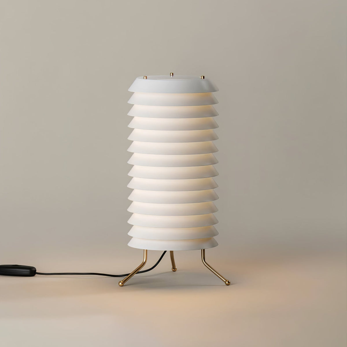 Orelelette Gitter-Design Skandinavische Tischleuchte