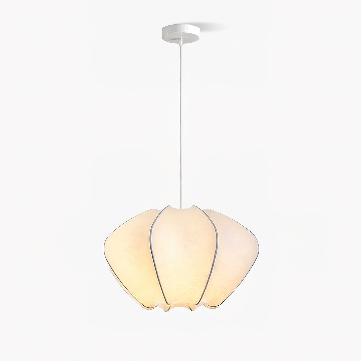 Pithos Pendelleuchte aus Seide in eleganter Ausführung
