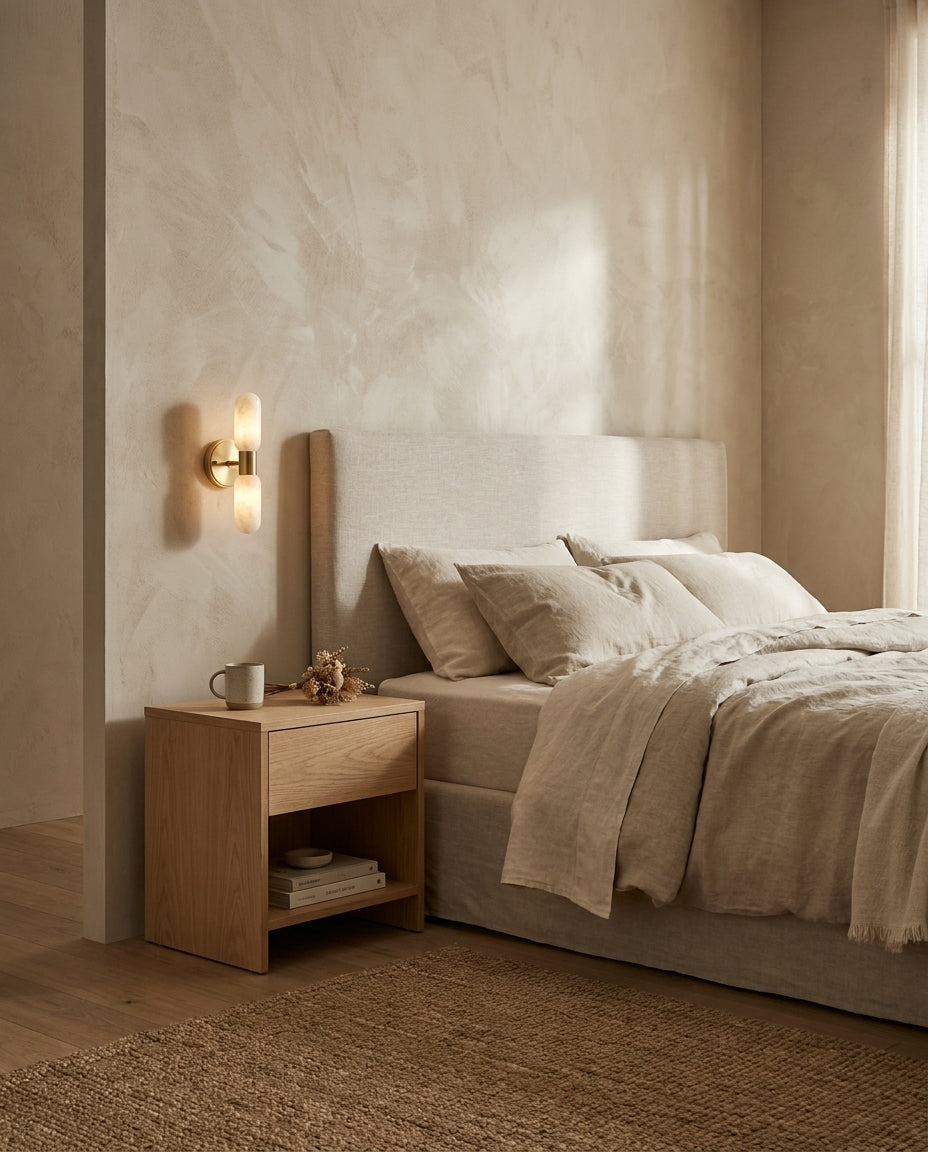 Odilia Alabaster Wandleuchte