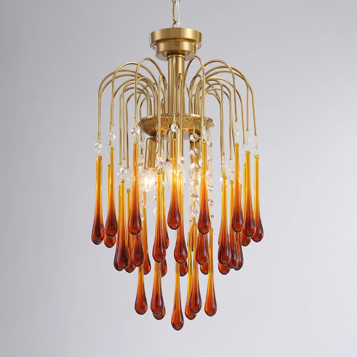 Ciel Kronleuchter Golden Arms and Kristall