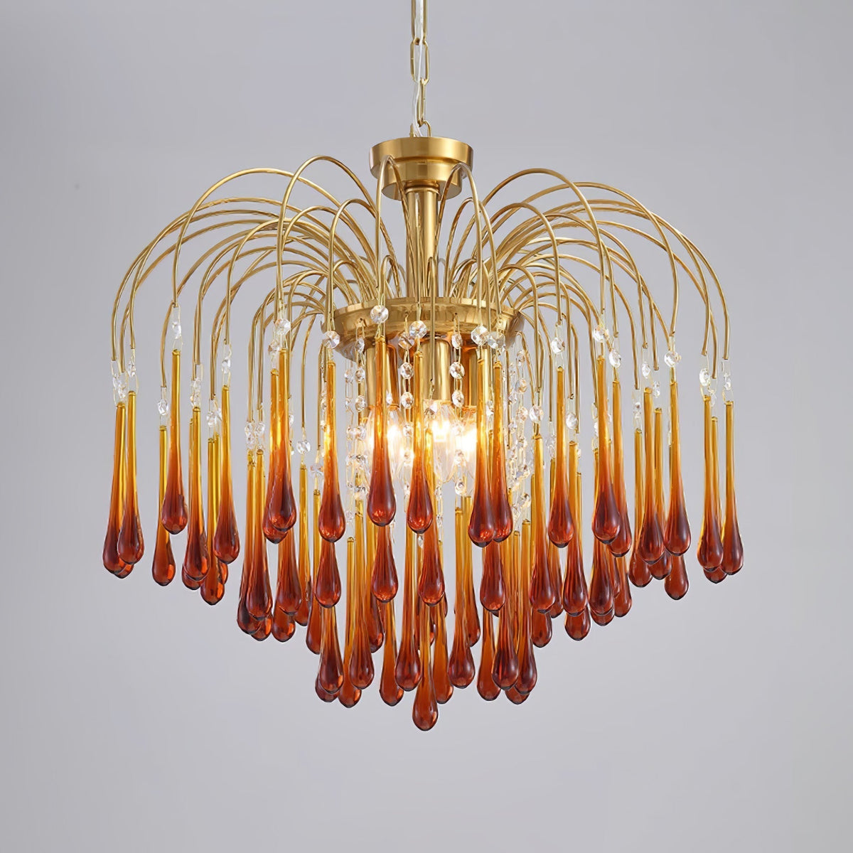 Ciel Kronleuchter Golden Arms and Kristall