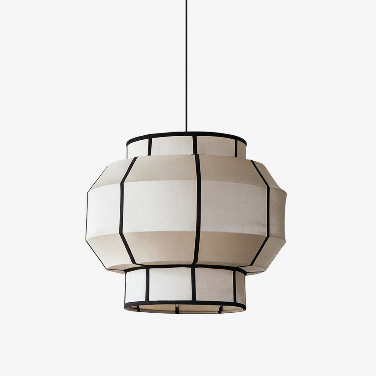 Southvale3 Stoff-Pendelleuchte