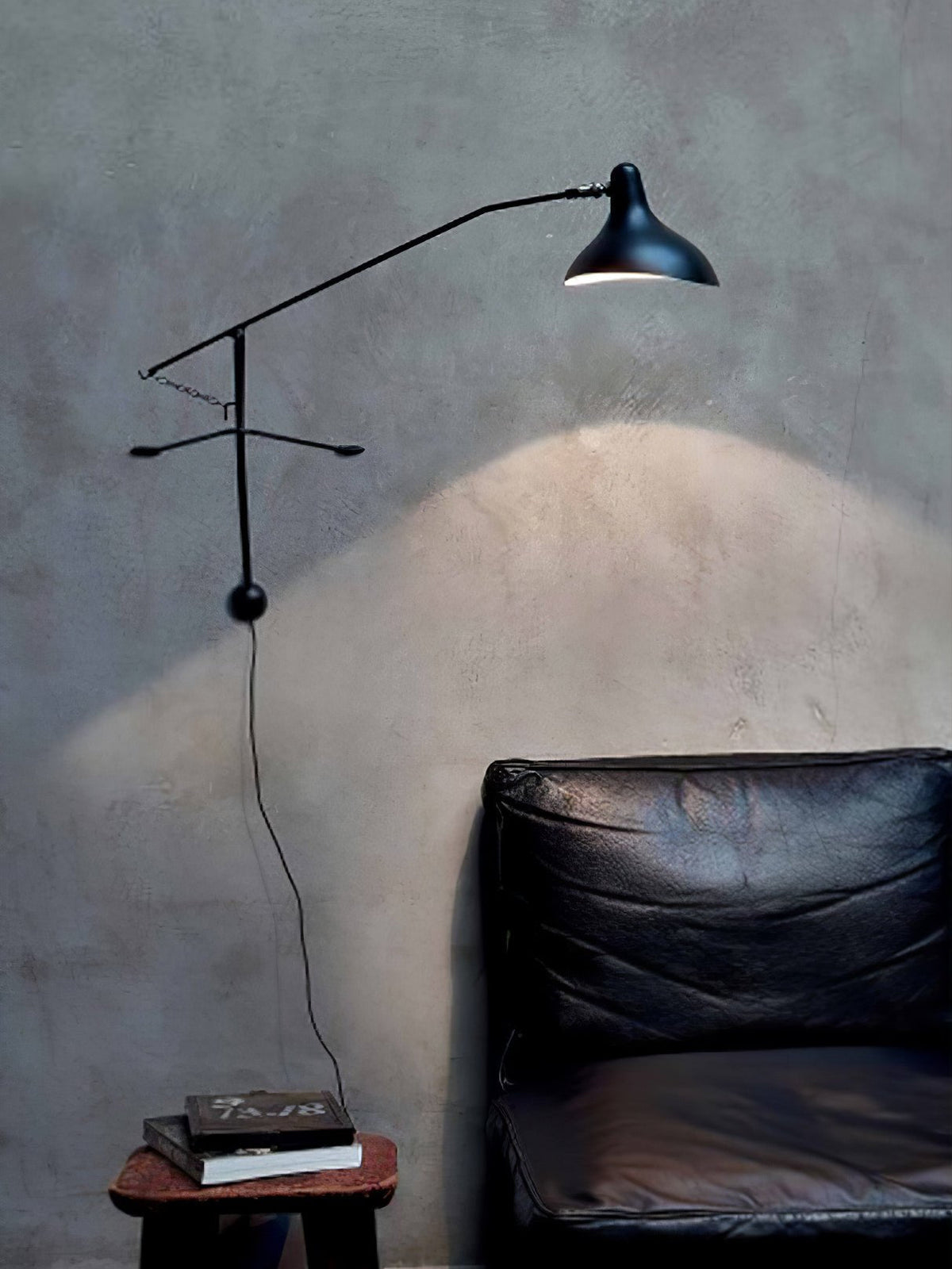Ivsolarae zeitgenössische minimalistische Arm-Wandleuchte