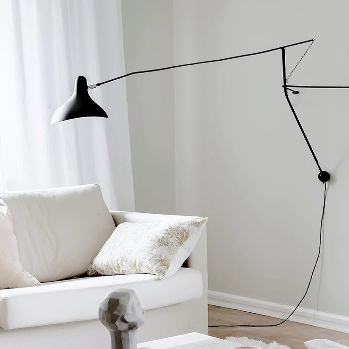 Ivsolarae zeitgenössische minimalistische Arm-Wandleuchte