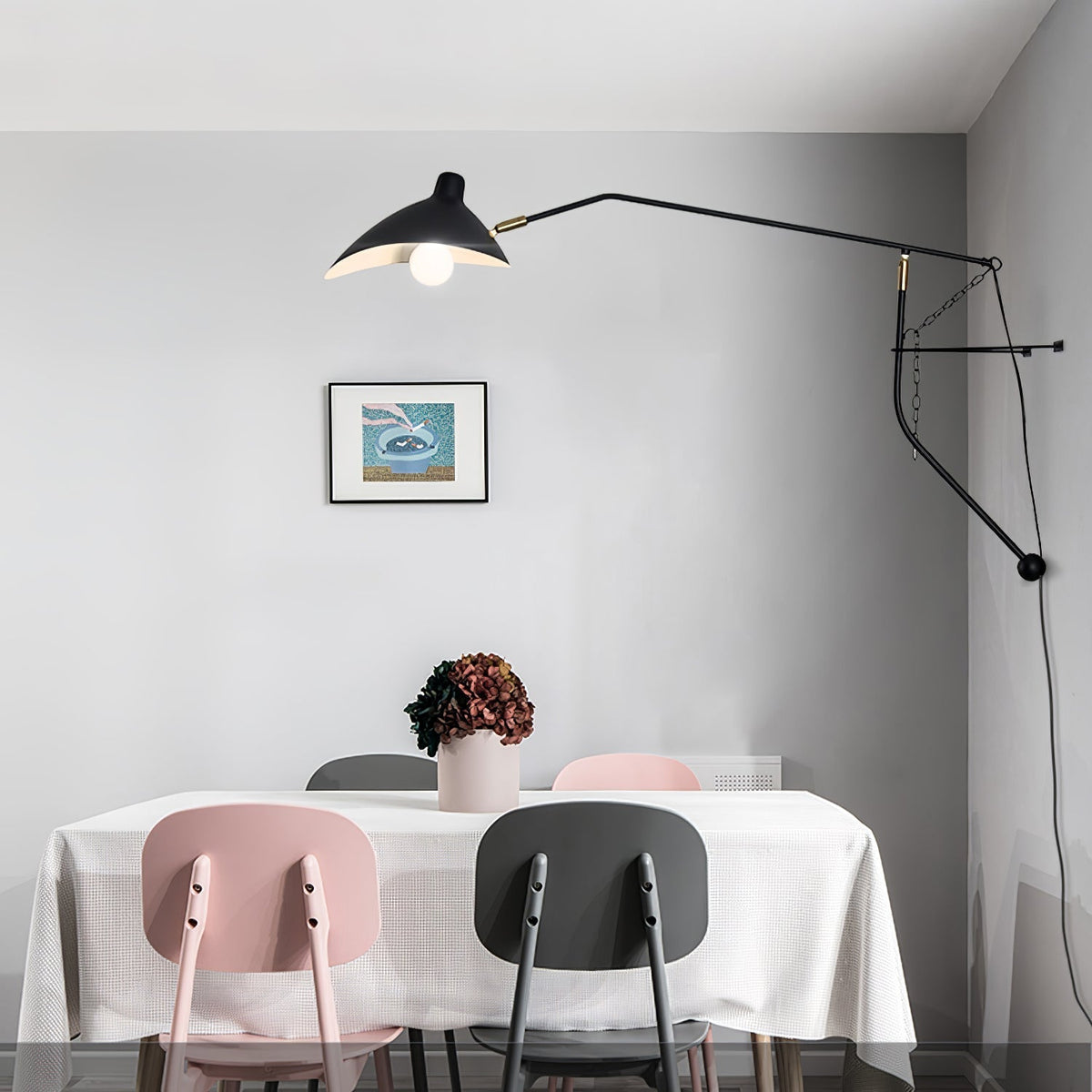 Ivsolarae zeitgenössische minimalistische Arm-Wandleuchte