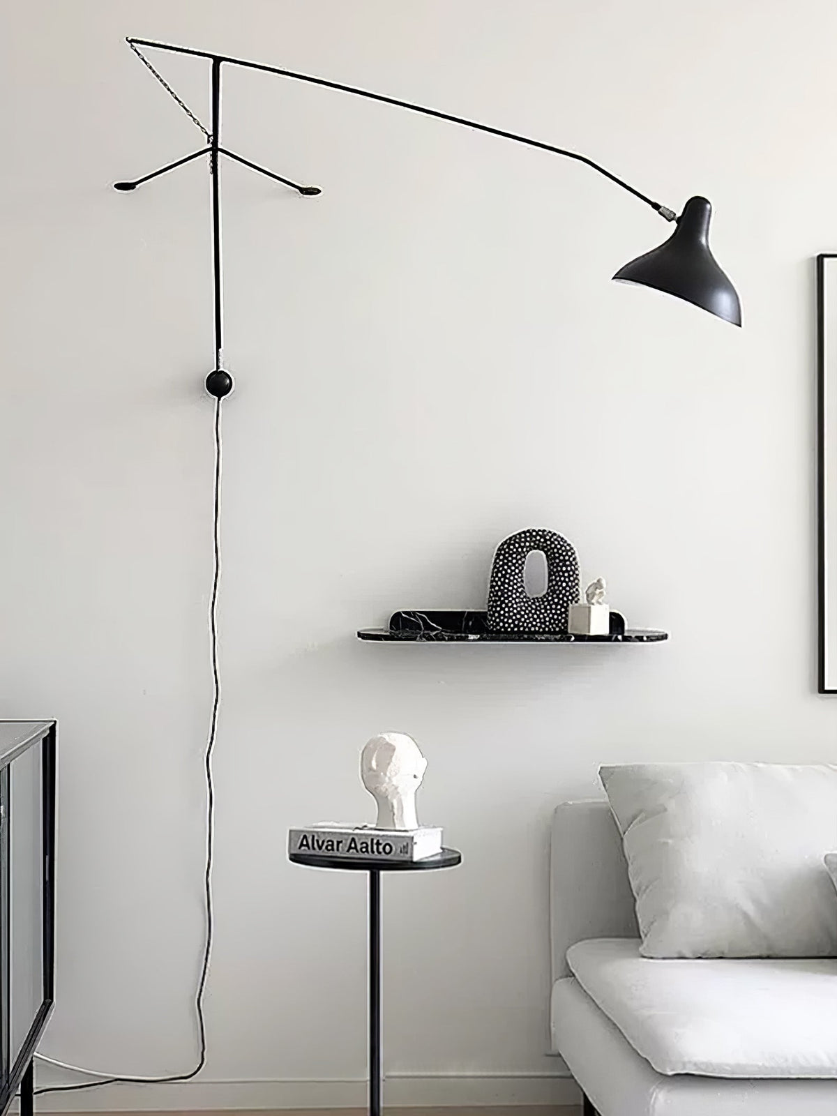 Ivsolarae zeitgenössische minimalistische Arm-Wandleuchte