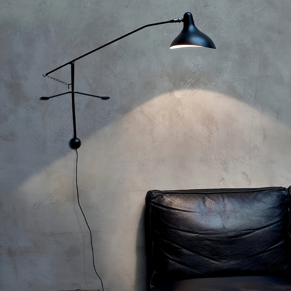 Ivsolarae zeitgenössische minimalistische Arm-Wandleuchte