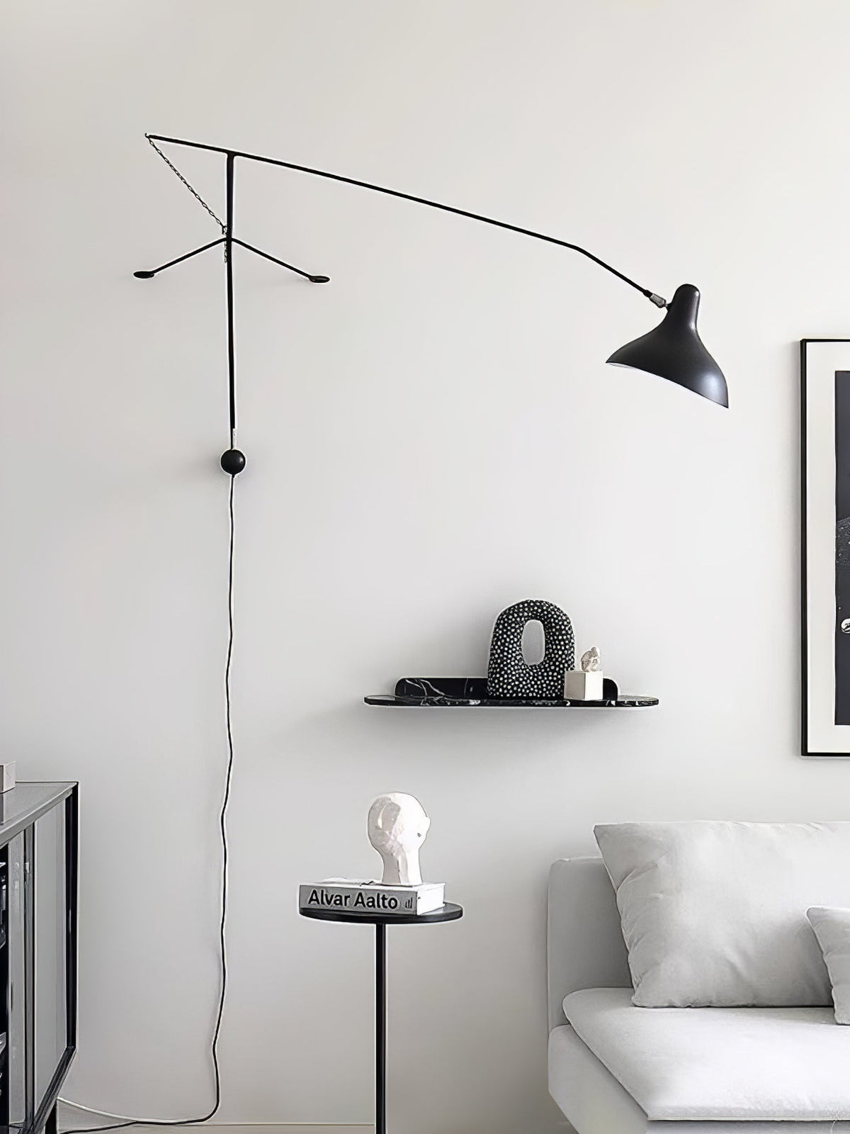 Ivsolarae zeitgenössische minimalistische Arm-Wandleuchte