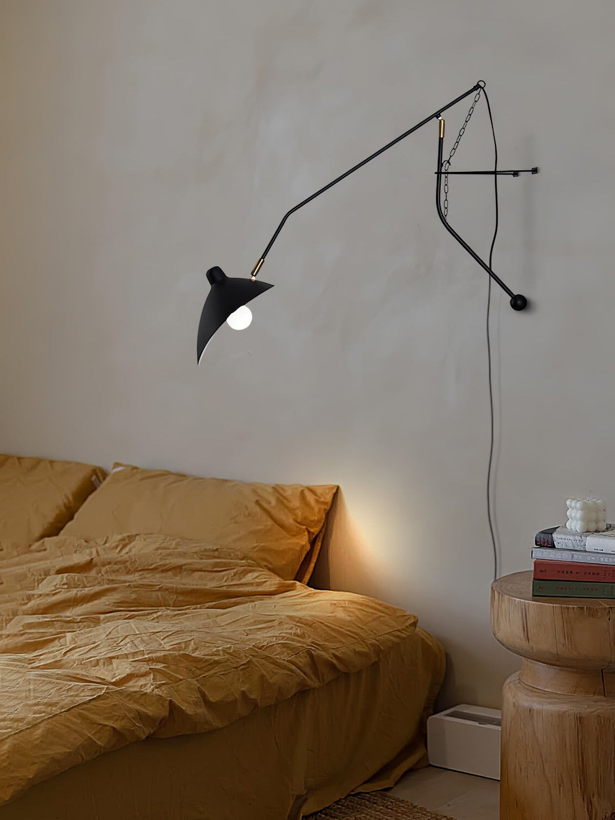 Ivsolarae zeitgenössische minimalistische Arm-Wandleuchte