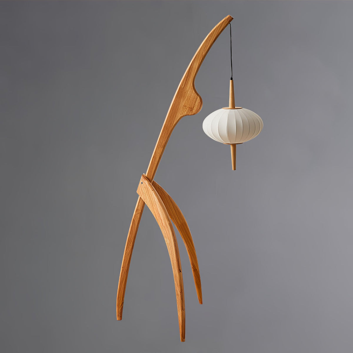 Ulen Mid-Century-Stil Stehleuchte aus Holz