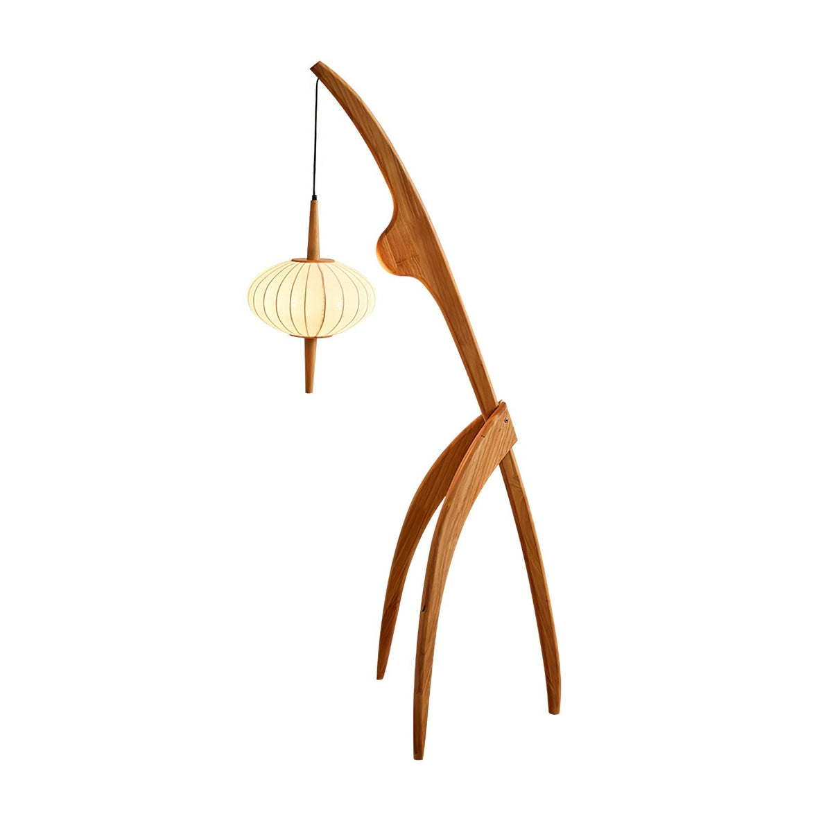 Ulen Mid-Century-Stil Stehleuchte aus Holz