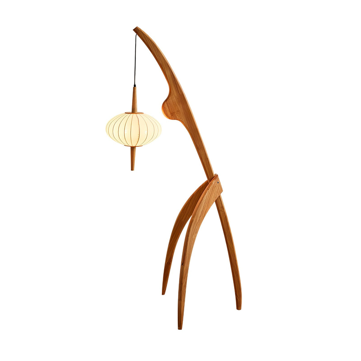 Ulen Mid-Century-Stil Stehleuchte aus Holz