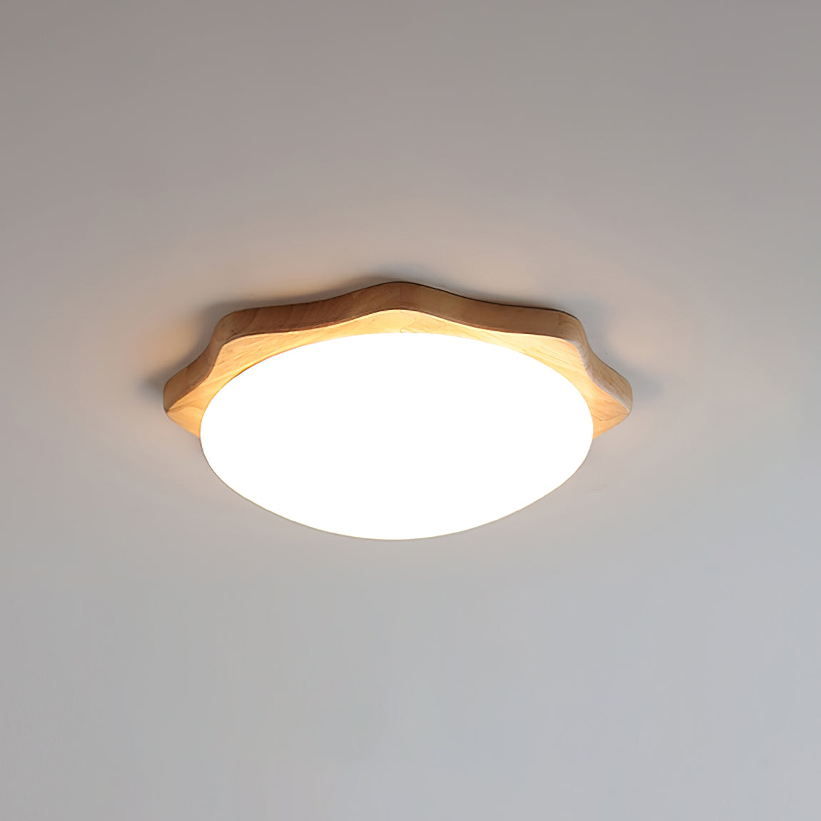 Rinaeria Holz-Deckenleuchte